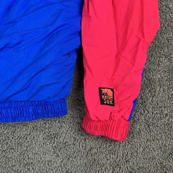 Vintage 12 Hours of Sebring Jacket Mens Large Blue White Racing Windbreaker 90s - Picture 11 of 15